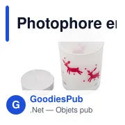 Photophore en verre personnalisable avec logo - modèle Kirsten - Miniature 2