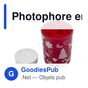 Photophore en verre personnalisable avec logo - modèle Kirsten - Miniature 7