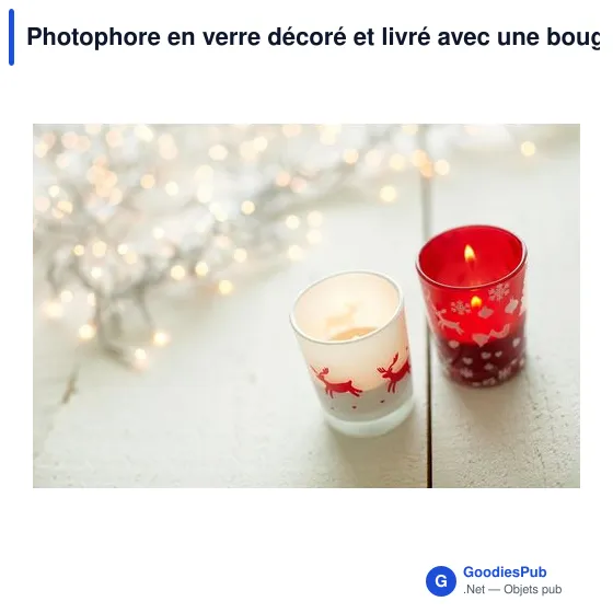 Photophore en verre personnalisable avec logo - modèle Kirsten - Image 9