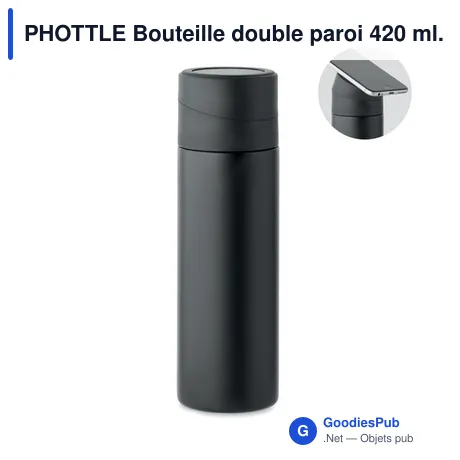 PHOTTLE Bouteille double paroi 420 ml.