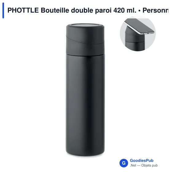 PHOTTLE Bouteille double paroi 420 ml. - Image 1