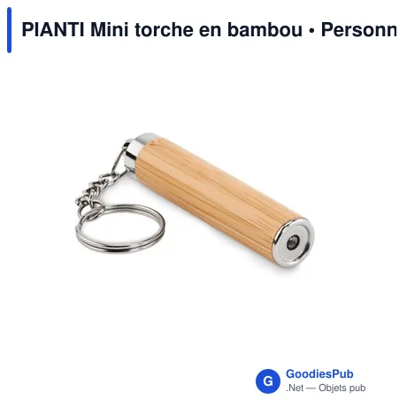 PIANTI Mini torche en bambou