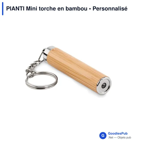 PIANTI Mini torche en bambou - Image 1