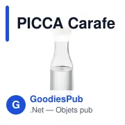PICCA Carafe en verre recyclé 1L - Miniature 3