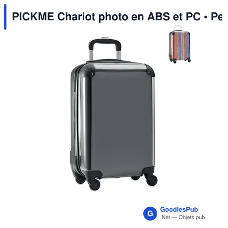 PICKME Chariot photo en ABS et PC