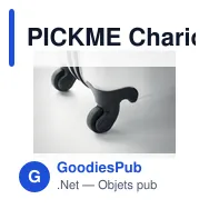 PICKME Chariot photo en ABS et PC - Miniature 4