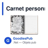 Carnet personnalisable en papier minéral avec logo - PIEDRA - Miniature 11