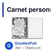 Carnet personnalisable en papier minéral avec logo - PIEDRA - Miniature 7