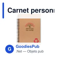 Carnet personnalisable en papier minéral avec logo - PIEDRA - Miniature 8