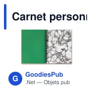Carnet personnalisable en papier minéral avec logo - PIEDRA - Miniature 10