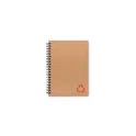 Variante orange - Carnet personnalisable en papier minéral avec logo - PIEDRA