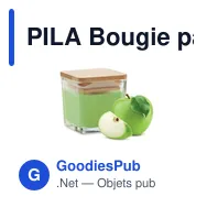 PILA Bougie parfumée carrée 50gr - Miniature 2