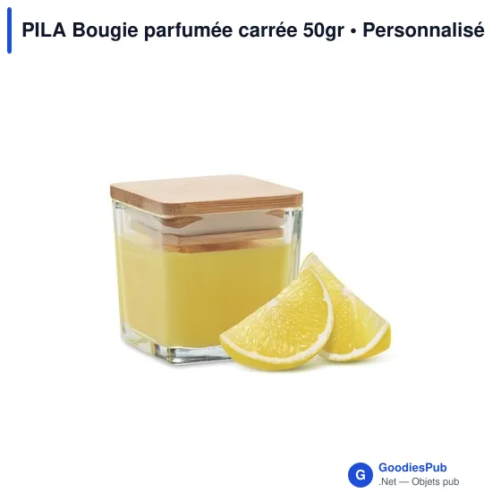 PILA Bougie parfumée carrée 50gr - Image 11