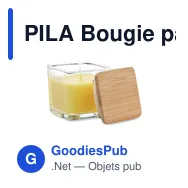 PILA Bougie parfumée carrée 50gr - Miniature 12