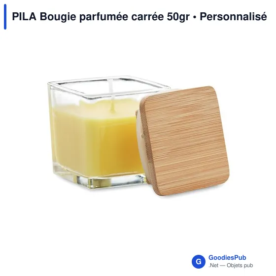 PILA Bougie parfumée carrée 50gr - Image 12