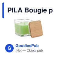 PILA Bougie parfumée carrée 50gr - Miniature 3