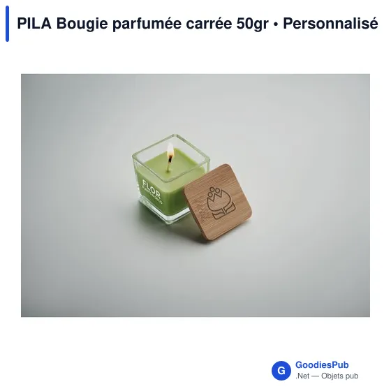 PILA Bougie parfumée carrée 50gr - Image 5