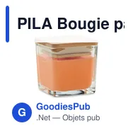 PILA Bougie parfumée carrée 50gr - Miniature 6