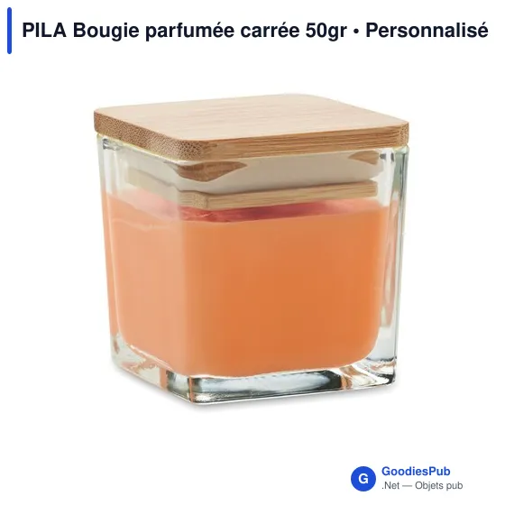 PILA Bougie parfumée carrée 50gr - Image 6