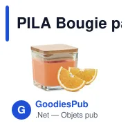 PILA Bougie parfumée carrée 50gr - Miniature 7