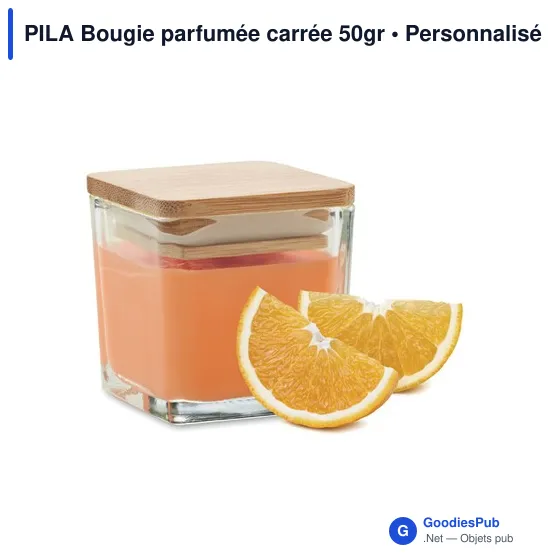 PILA Bougie parfumée carrée 50gr - Image 7