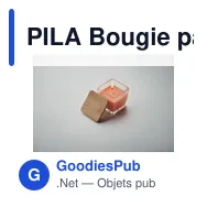 PILA Bougie parfumée carrée 50gr - Miniature 9