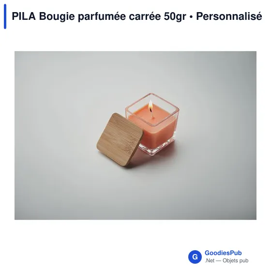 PILA Bougie parfumée carrée 50gr - Image 9
