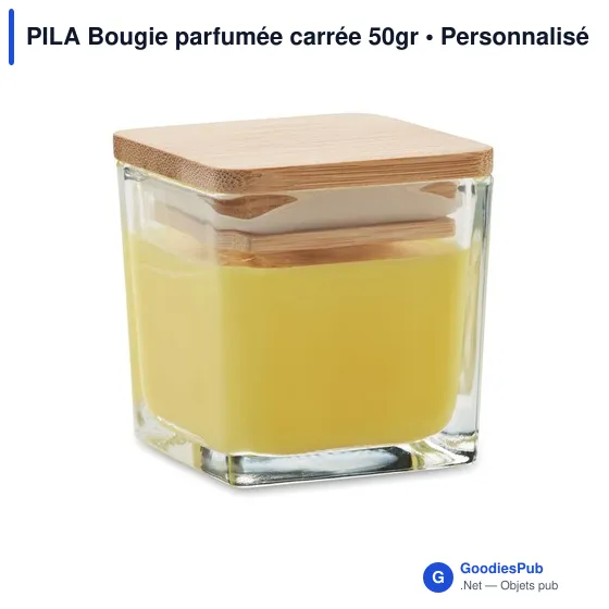 PILA Bougie parfumée carrée 50gr - Image 10