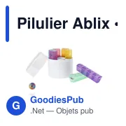 Pilulier Ablix - Miniature 1
