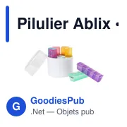 Pilulier Ablix - Miniature 3