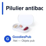 Pilulier antibactérien personnalisable Hempix avec logo - Miniature 3