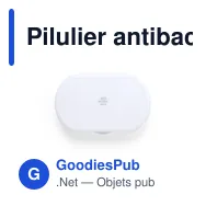 Pilulier antibactérien personnalisable Hempix avec logo - Miniature 5