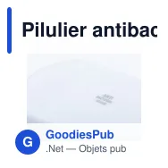 Pilulier antibactérien personnalisable Hempix avec logo - Miniature 7