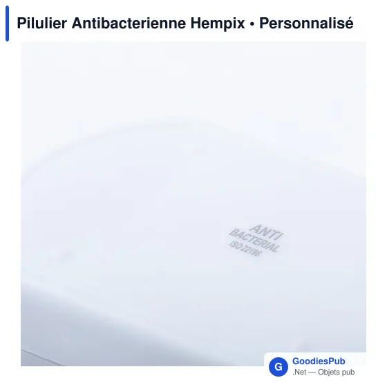 Pilulier antibactérien personnalisable Hempix avec logo - Image 7