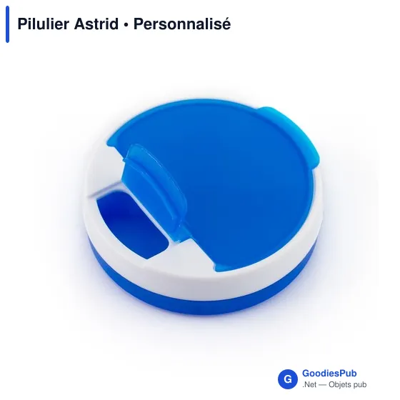 Pilulier personnalisé avec logo - Astrid pour entreprises - Image 3