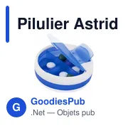 Pilulier personnalisé avec logo - Astrid pour entreprises - Miniature 5