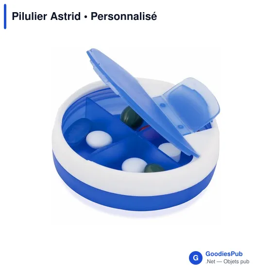 Pilulier personnalisé avec logo - Astrid pour entreprises - Image 5