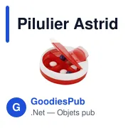 Pilulier personnalisé avec logo - Astrid pour entreprises - Miniature 6
