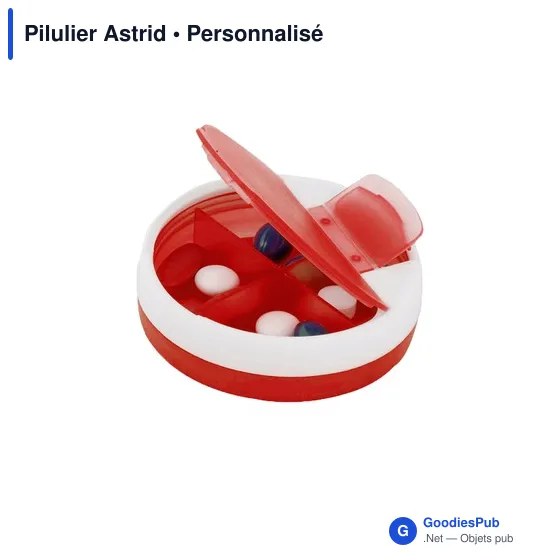 Pilulier personnalisé avec logo - Astrid pour entreprises - Image 6