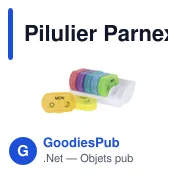 Pilulier Parnex - Miniature 1