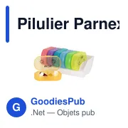 Pilulier Parnex - Miniature 3