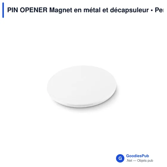 PIN OPENER Magnet en métal et décapsuleur - Image 2