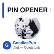 PIN OPENER Magnet en métal et décapsuleur - Miniature 4