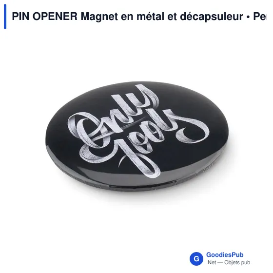PIN OPENER Magnet en métal et décapsuleur - Image 5