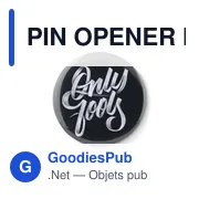 PIN OPENER Magnet en métal et décapsuleur - Miniature 6