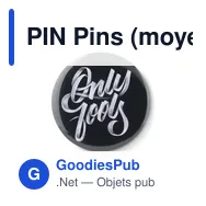 PIN Pins (moyen ) insert papier - Miniature 6
