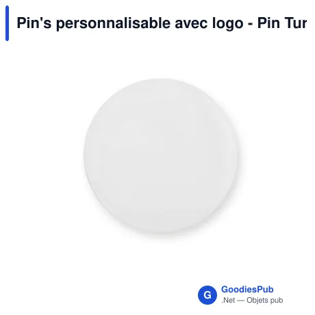 Pin's personnalisable avec logo - Pin Turmi