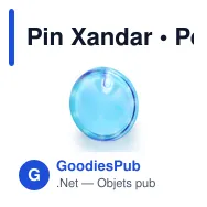 Pin Xandar - Miniature 1