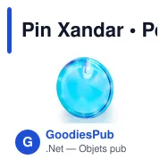 Pin Xandar - Miniature 3