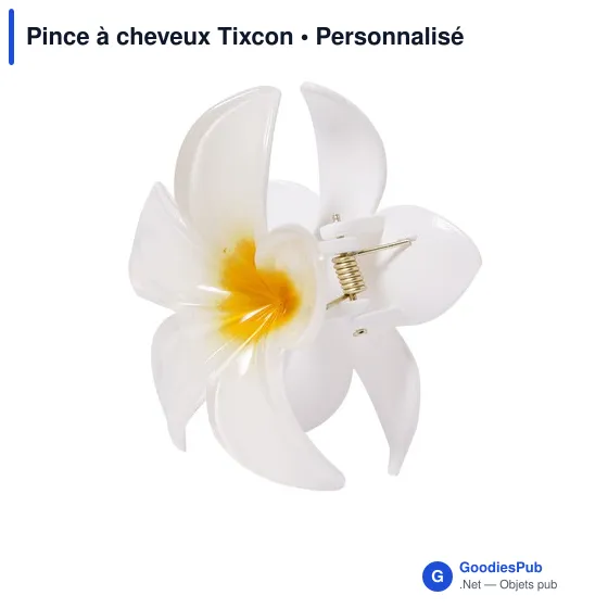 Pince à cheveux personnalisable Tixcon avec logo - Image 3